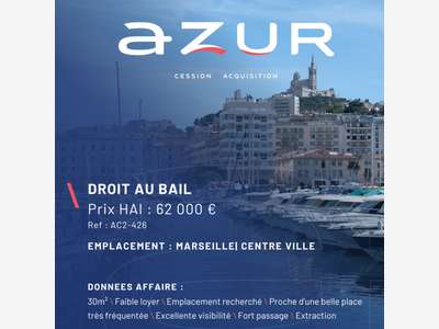 VENTE DAB Local proche d’une place a Marseille