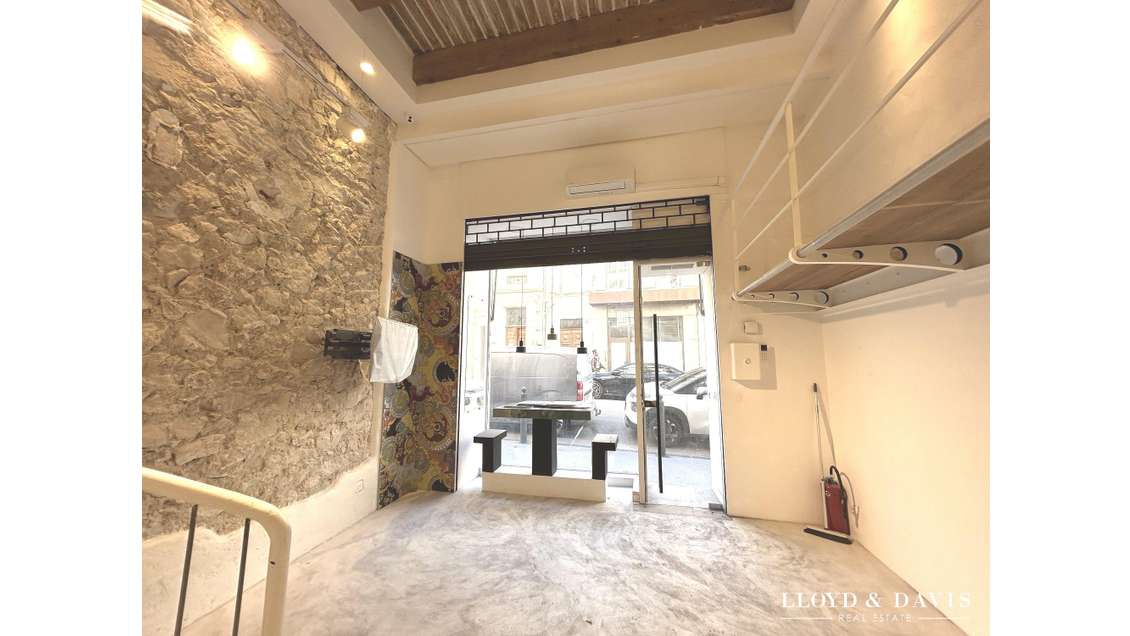 Droit au bail boutique 102m² Marseille rue Paradis