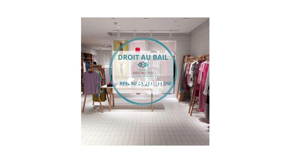 À vendre – Droit au bail – Local commercial en bon