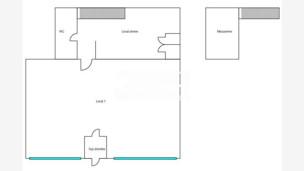 Droit au bail boutique 44m² empl N°1 Marseille 6e