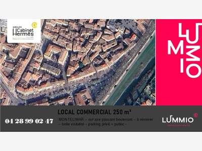 Local à rénover 250m² + parking privé à Montélimar