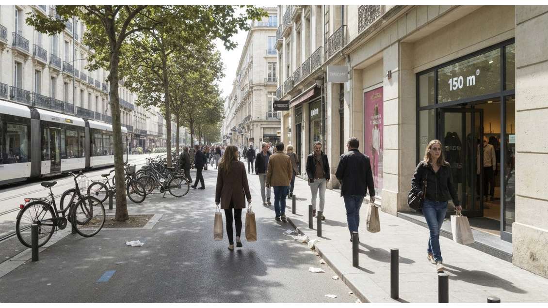 Droit au bail 150m² top empl Montpellier centre