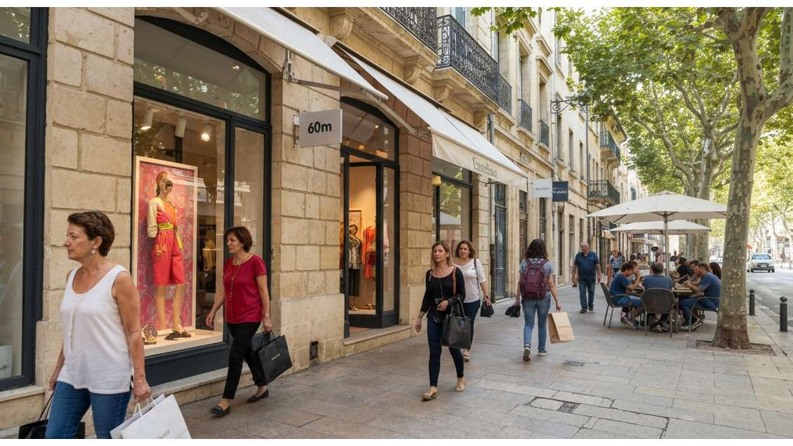 Bail commercial 60m² à céder à Montpellier Ecusson
