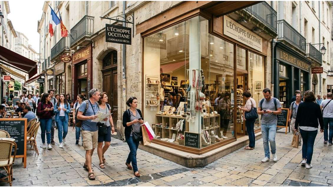 DAB belle boutique 70m² Montpellier centre Ecusson