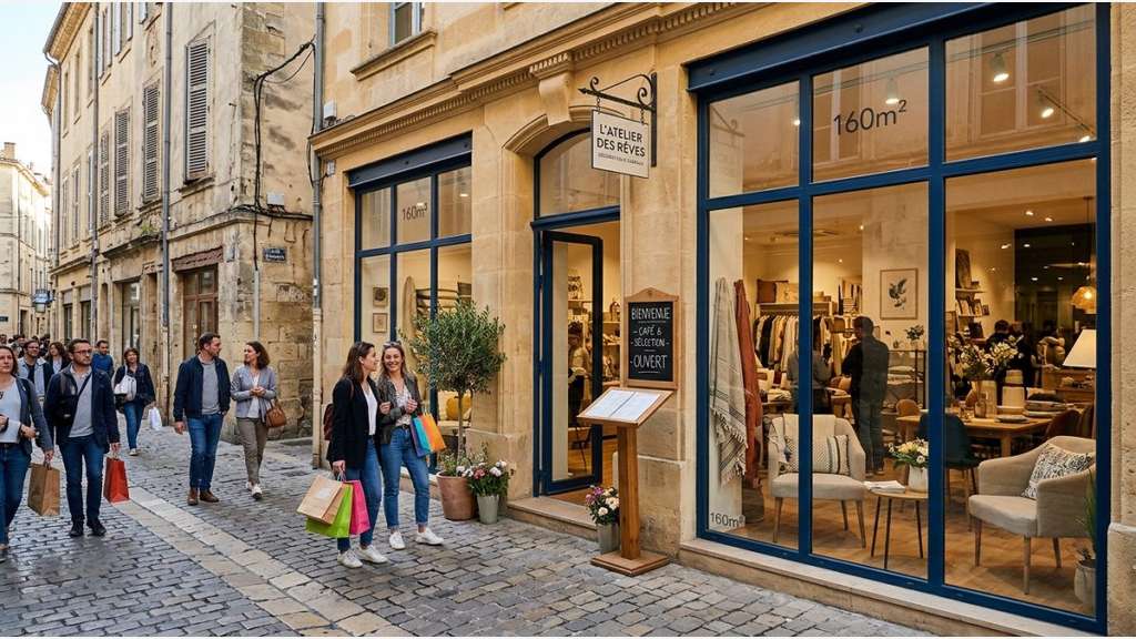 Droit au bail boutique centre Montpellier Ecusson