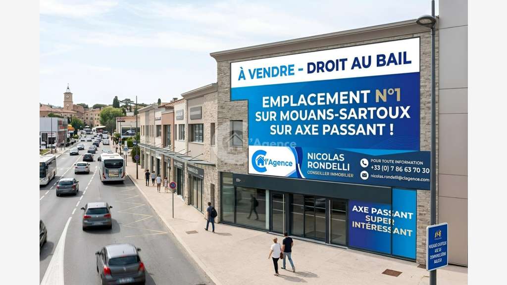 DROIT AU BAIL TOUS COMMERCES EMPLACEMENT N°1 - M
