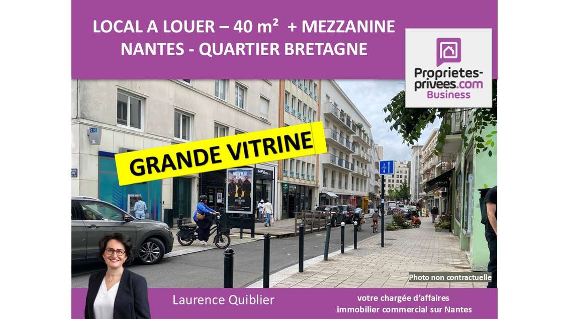 Bail à céder local 97m² à Nantes hyper-centre