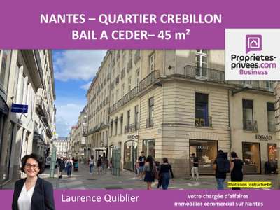 Cession droit au bail Locaux commerciaux - Boutiques à Nantes