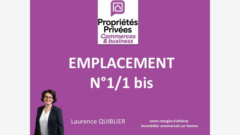 Bail à céder local 45m² en rue piétonne à Nantes