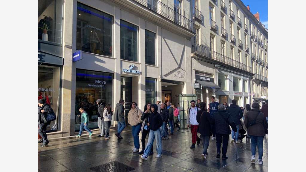 Bail à céder local 45m² en rue piétonne à Nantes