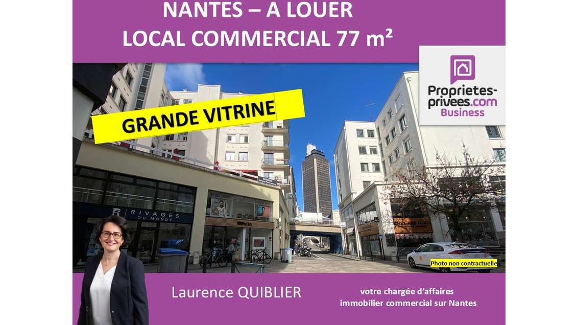 Bail à céder local très visible à Nantes centre