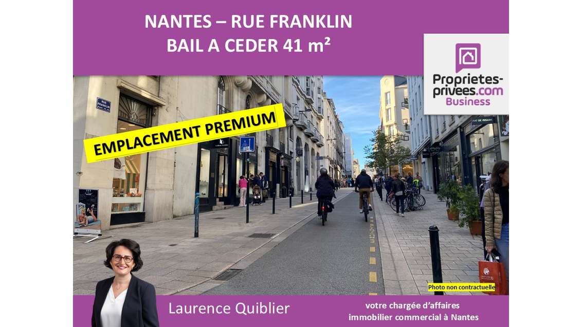 Bail à céder 41m² quartier Graslin à Nantes