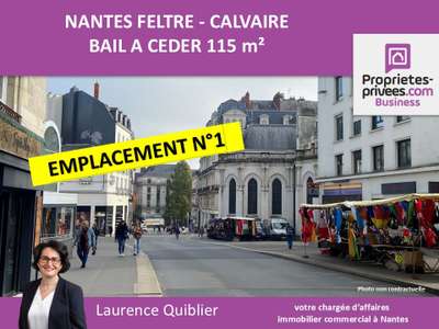 Cession droit au bail local 115m² Nantes centre