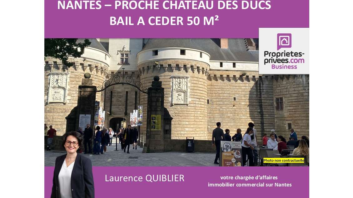 Bail à céder 50m² proche Château des Ducs à Nantes