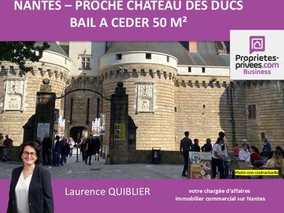 Bail à céder 50m² proche Château des Ducs à Nantes