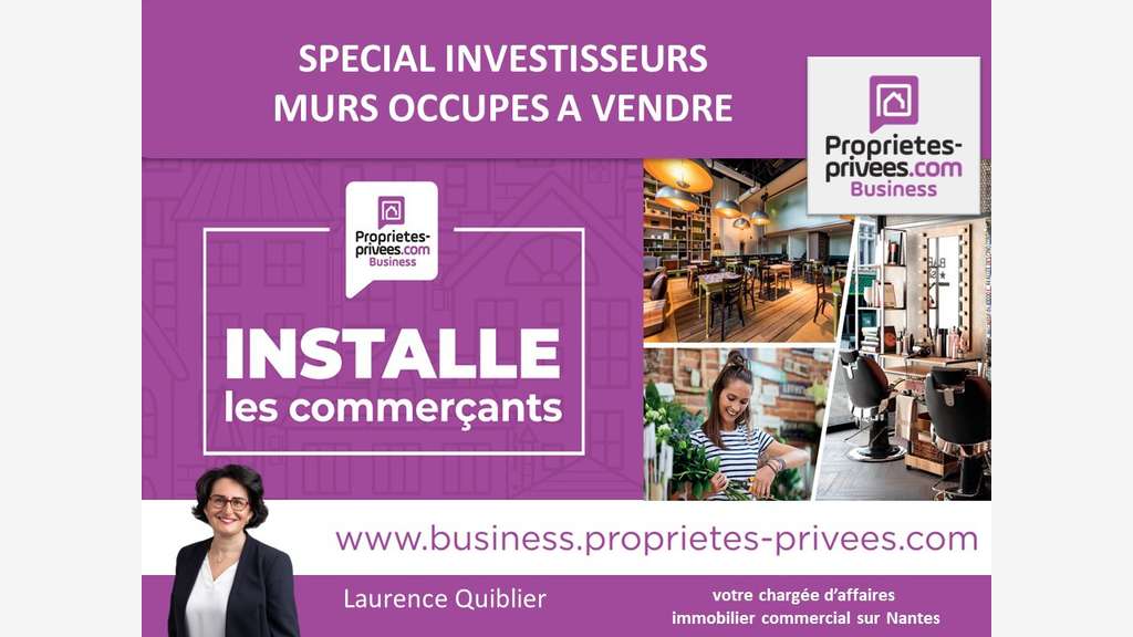 Vente murs occupés loués Nantes Graslin Voltaire
