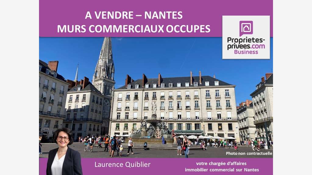 Vente murs occupés loués Nantes Graslin Voltaire