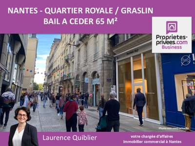 Bail à céder 65m² à Nantes hyper centre