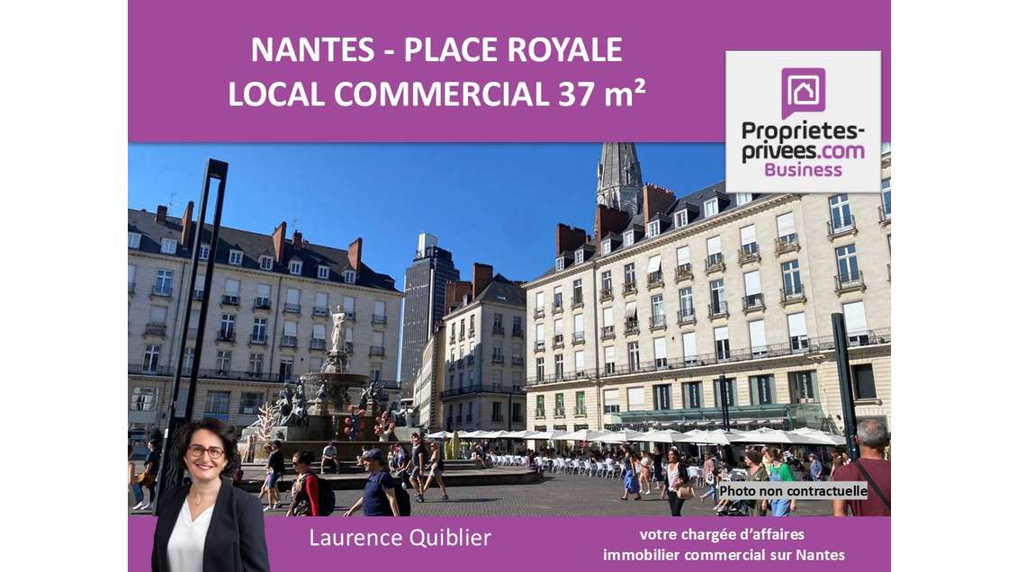 DAB local commercial 37m² à Nantes Place Royale