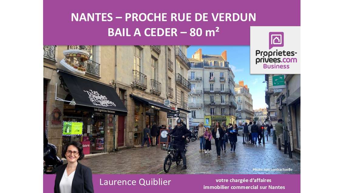 Bail à céder local commercial de 80m² à Nantes