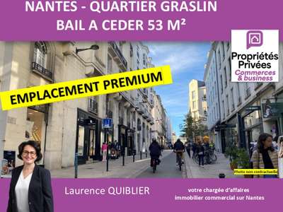 Bail à céder de 53m² à Nantes quartier Graslin