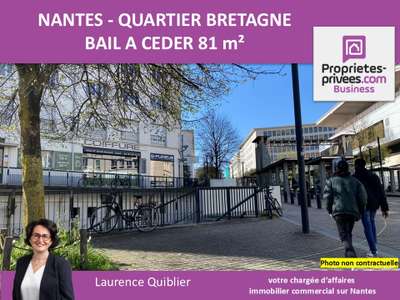 Bail à céder local 81m² à Nantes hyper centre