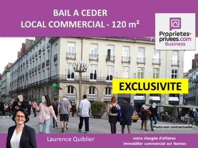 Cession de bail local commercial 120m² à Nantes