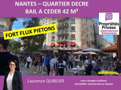 Cession droit au bail Locaux commerciaux - Boutiques à Nantes