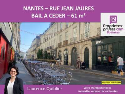 Bail à céder local de charme 61m² Nantes Jaurès