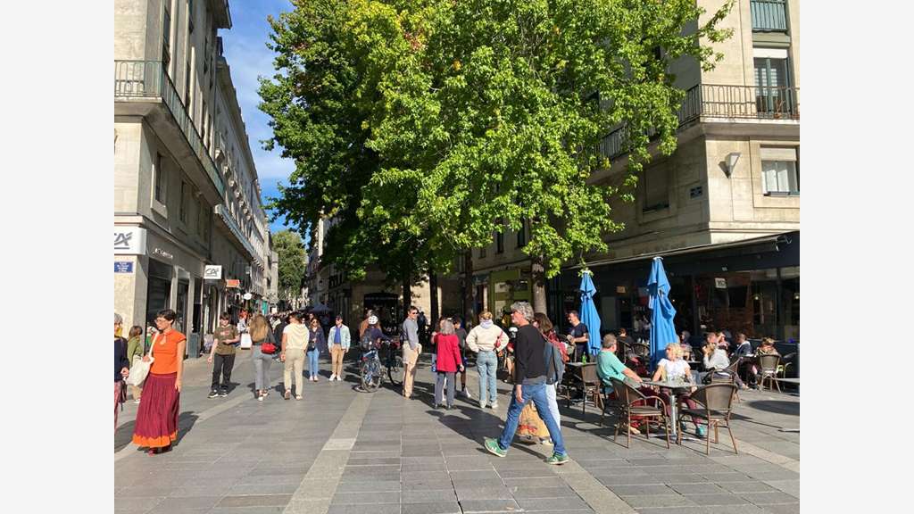 Local grande vitrine à céder rue piétonne Nantes