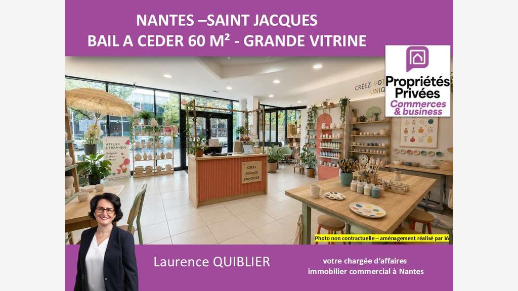 44200 NANTES, SAINT JACQUES - BAIL A CEDER LOCAL