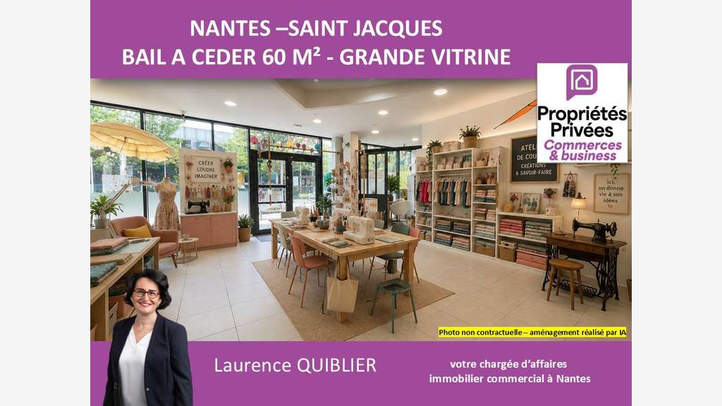 44200 NANTES, SAINT JACQUES - BAIL A CEDER LOCAL