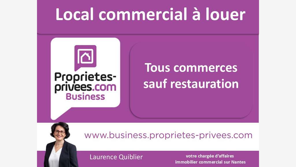 Bail à céder local 70m² Nantes Bouffay Pilori