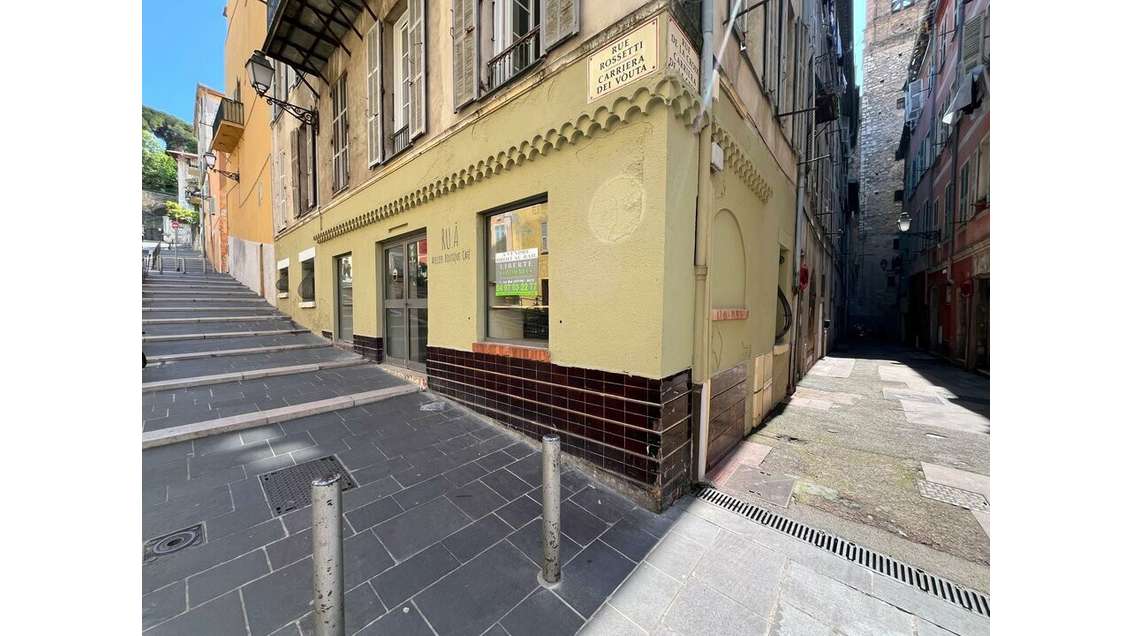 A vendre droit au bail 60m² au Vieux Nice Rossetti