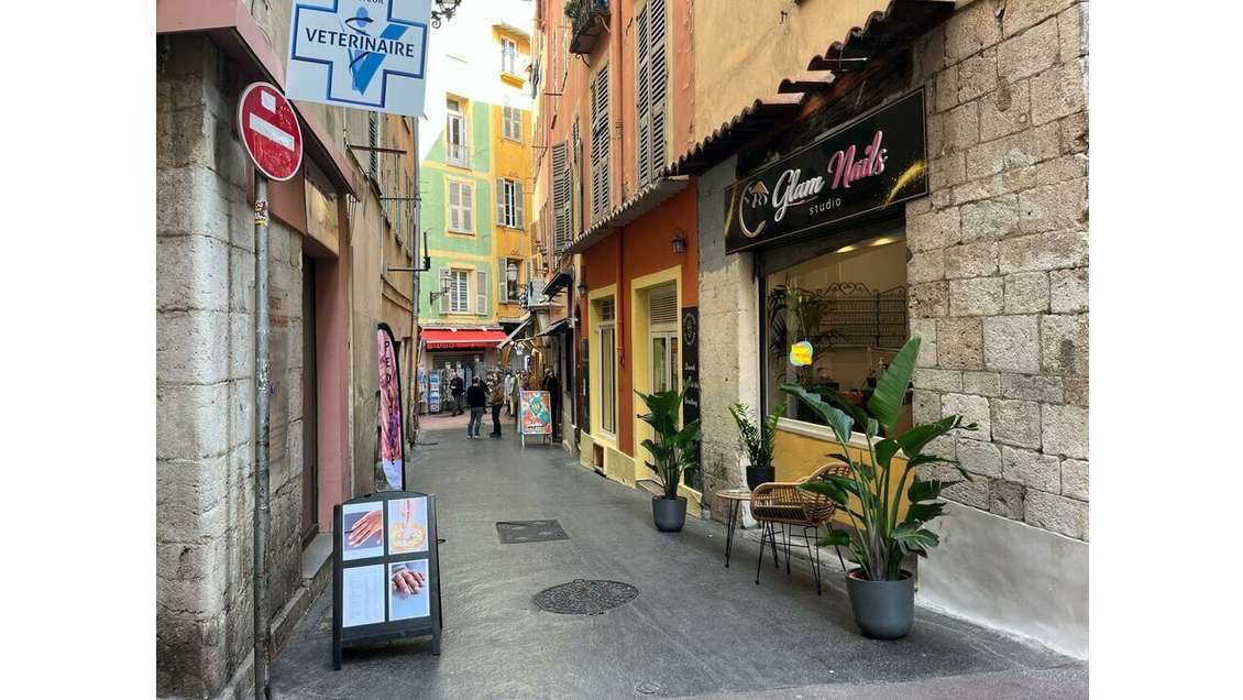 Droit au bail de 54m² Vieux Nice rue Benoît Bunico