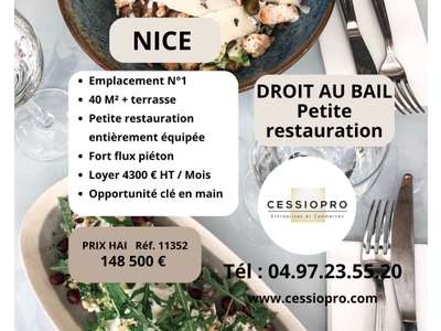 Cession droit au bail Locaux commerciaux - Boutiques à Nice