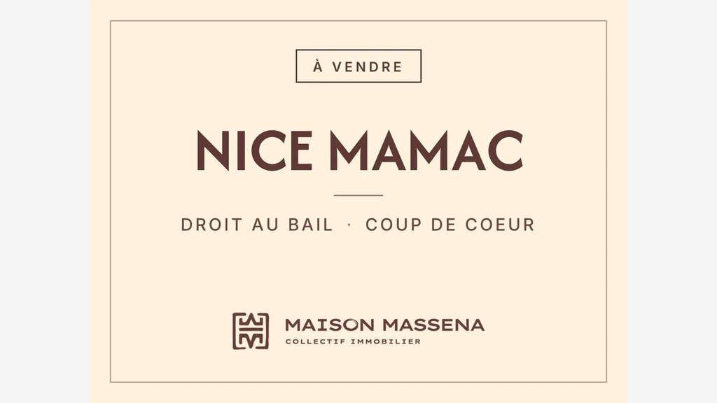Droit au bail à vendre - Carabacel, Nice