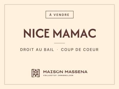 Droit au bail à vendre - Carabacel, Nice