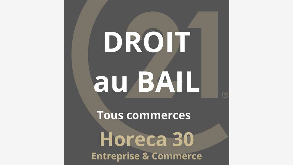Droit au bail local commercial 238m² Nîmes centre
