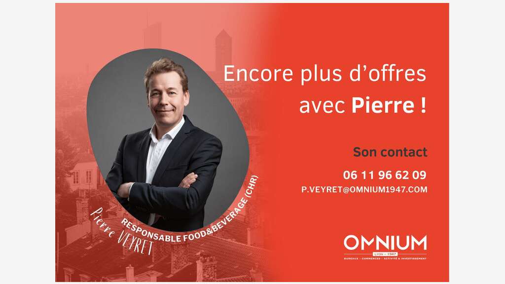 Opportunité local avec gaine d'extraction possible