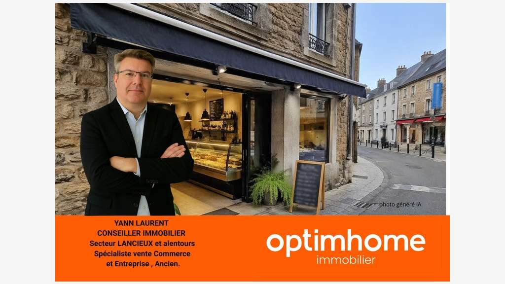 Bail à céder local 41m² avec logement à Paimpol
