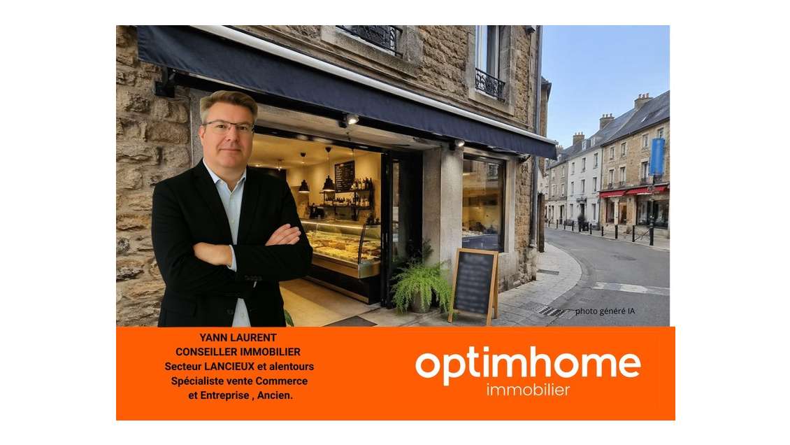 Bail à céder local 41m² avec logement à Paimpol