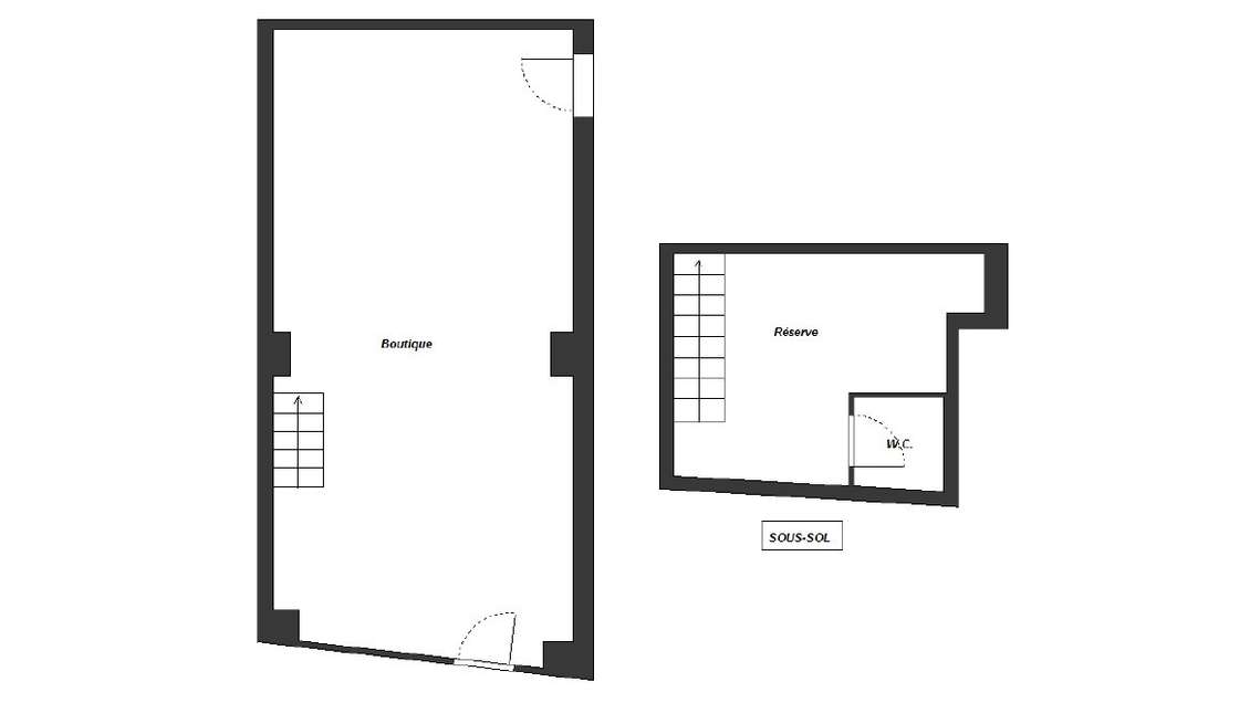 DAB boutique rue Saint Maur 59m² Paris 11e