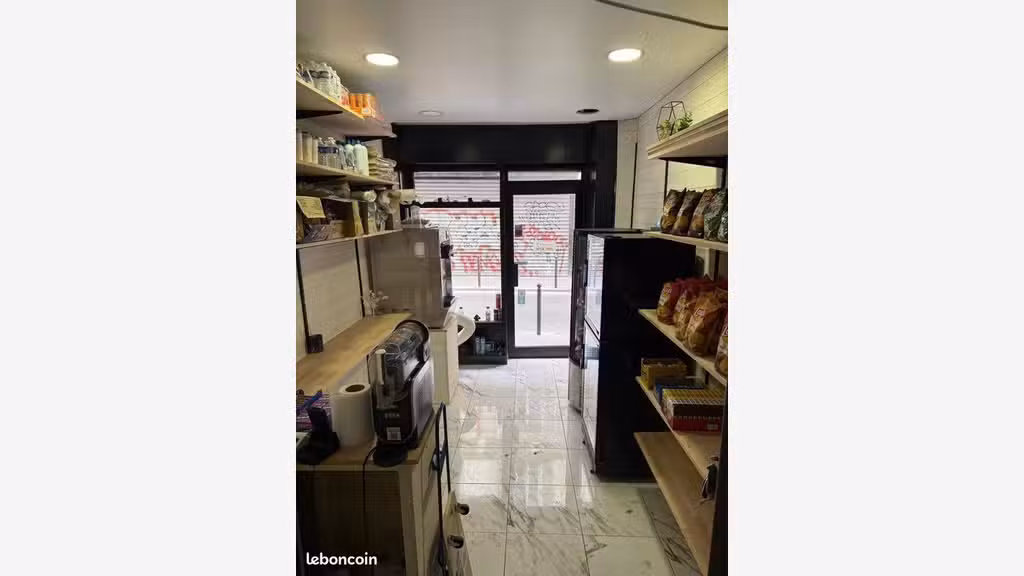 Local épicerie 15m² à céder Paris 17e