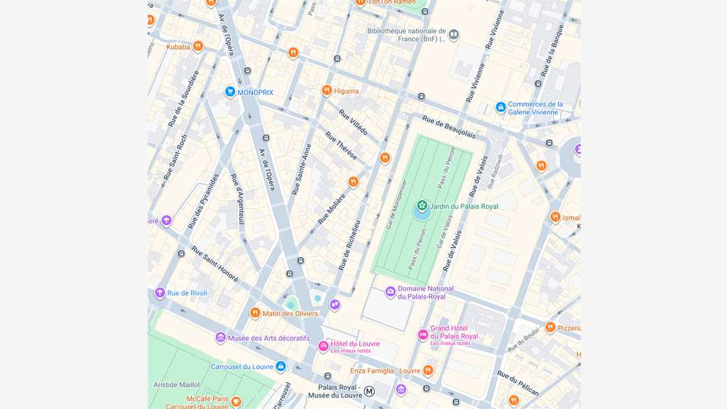 DAB local restaurant 100m² à Paris 1er Pyramides