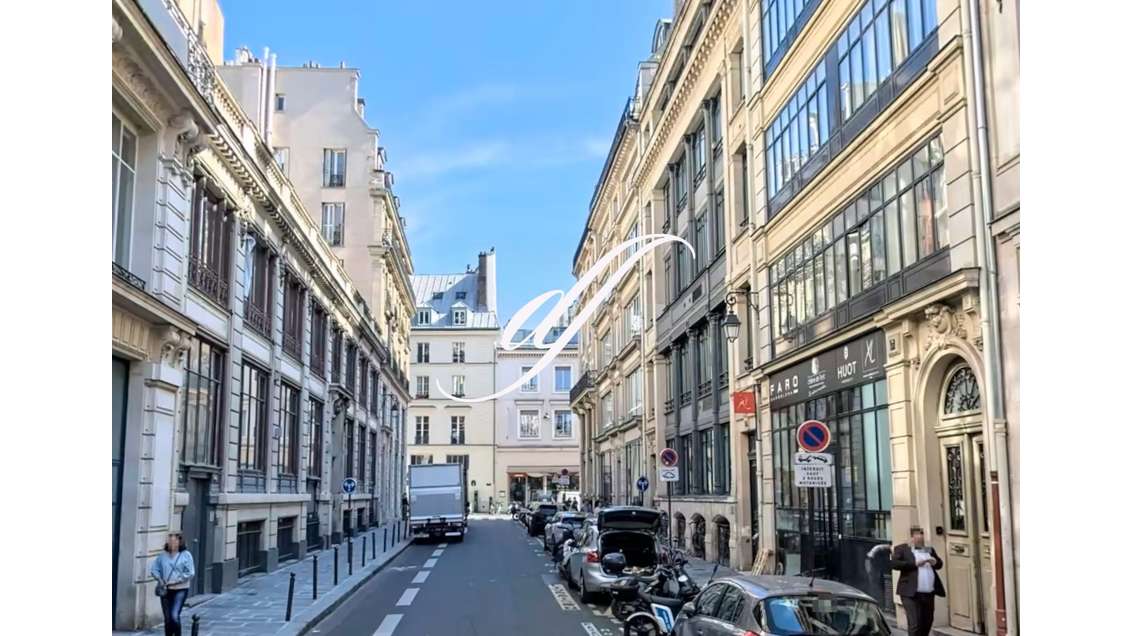 Cession droit au bail 61m² Paris 2e emplac prisé
