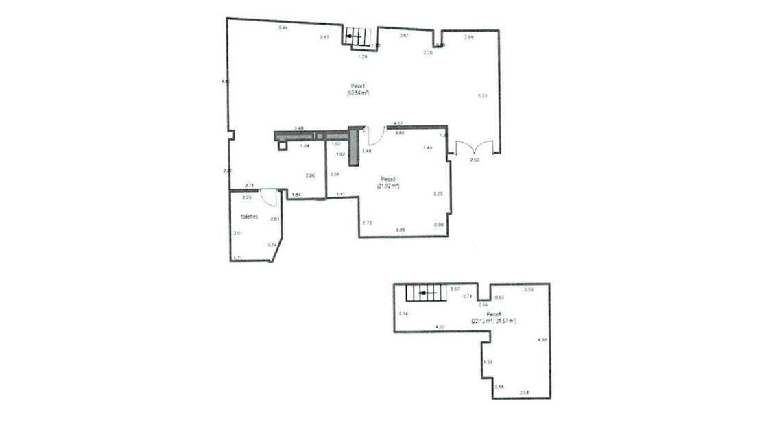 DAB local sur cour Francs Bourgeois 75004 Paris