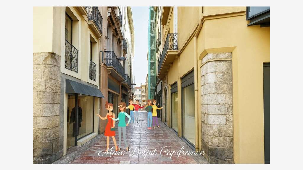 A céder local commercial 29m² à Perpignan centre