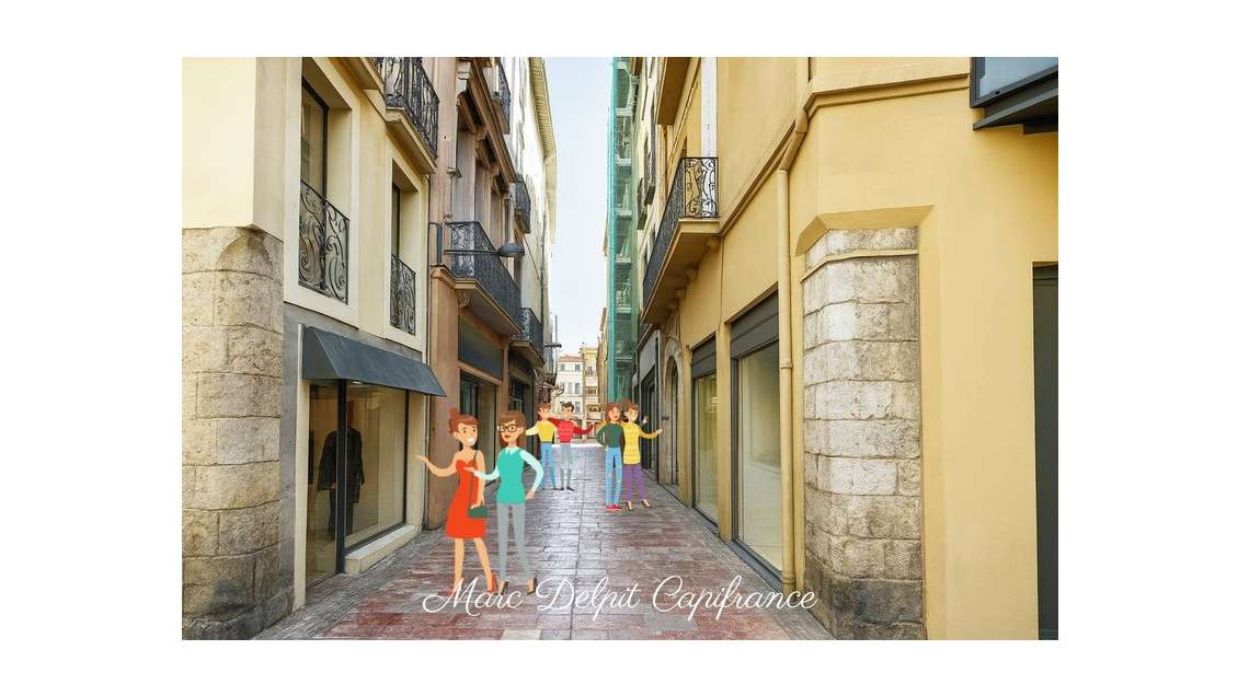 A céder local commercial 29m² à Perpignan centre