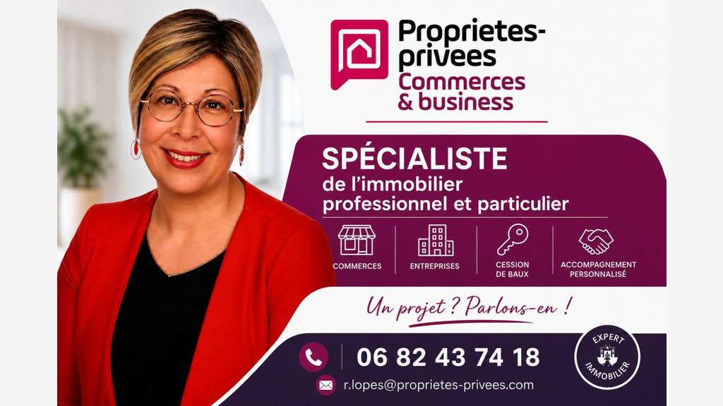 Droit au bail local 33m² à Pleurtuit centre